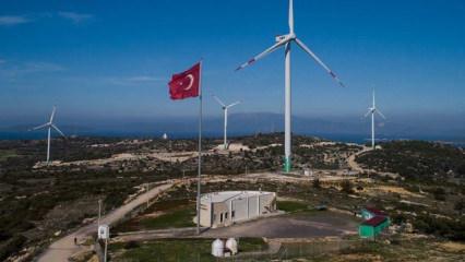 Ocak ayının ilk haftasında elektriğin d&ouml;rtte biri r&uuml;zgardan karşılandı