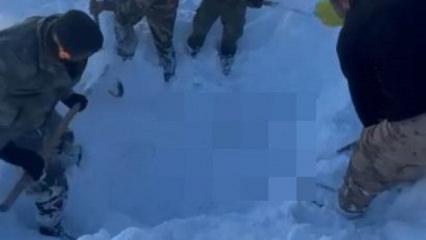 Şırnak'ta kar altında erkek cesedi bulundu