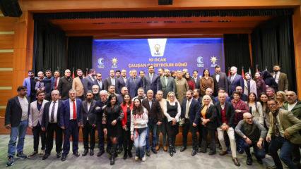 AK Parti İstanbul İl Başkanlığı'nda gazetecilerle '10 Ocak' buluşması