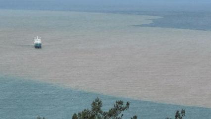 Bartın'da denizin rengi değişti