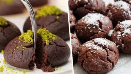 &Ccedil;ay saatlerinin yeni g&ouml;zdesi: Brownie tadında ıslak kurabiye tarifi 