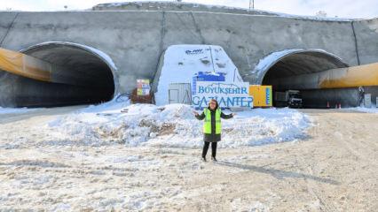 D&uuml;l&uuml;k-OSB T&uuml;neli&rsquo;nin d&ouml;rtte biri tamamlandı: 45 dakikalık yol 10 dakikaya inecek