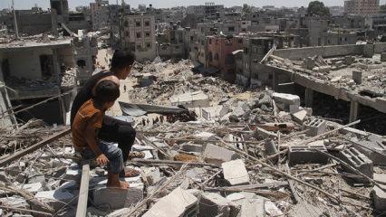 Gazze'de can kaybı 71 bin 412'ye ulaştı