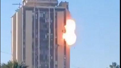 Halep Valilik binasına İHA ile saldırı d&uuml;zenlendi