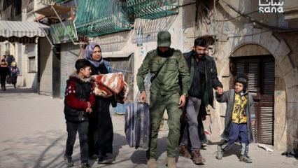 Halep'te &ccedil;atışma: 142 bin sivil tahliye edildi!