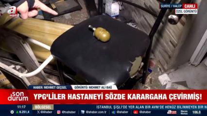 Hastaneyi cephaneliğe &ccedil;eviren YPG'nin kanlı planı tutmadı! İşte 