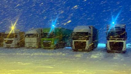 Ilgar ge&ccedil;idi zincirsiz ağır tonajlı ara&ccedil;lara kapatıldı