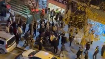 Esenyurt'ta ortalığı karıştıran kavga: D&uuml;ğ&uuml;n salonunda başladı, sokağa taştı