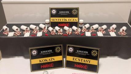 Kırşehir'de uyuşturucu operasyonunda 3 tutuklama