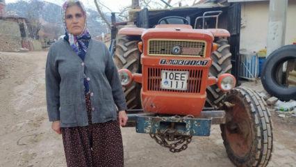 K&ouml;y&uuml;nden &ccedil;ıkartmadığı trakt&ouml;r&uuml;n plakası, kabusu oldu!