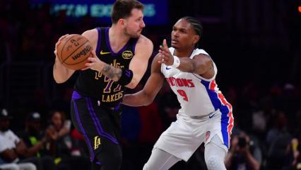 NBA'de Lakers, Luka Doncic ve LeBron James ikilisiyle kazandı