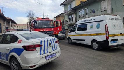 Evde &ccedil;ıkan yangında 5 kişi dumandan etkilendi