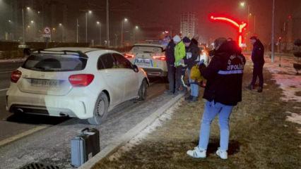 Polise &ccedil;arpıp ka&ccedil;an şahıs yakayı ele verdi