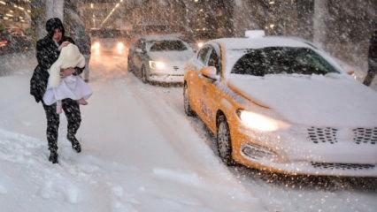 Son dakika: Meteoroloji ve AKOM uyardı! İstanbul ve bir&ccedil;ok ilimize kar şiddetli geliyor!
