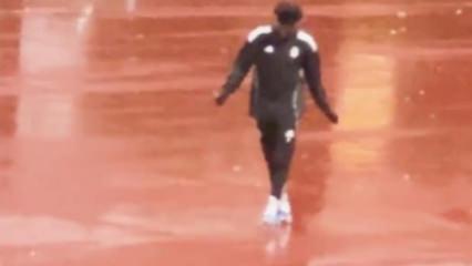 Tammy Abraham çılgınlığı! Antrenmana gelişi herkesi güldürdü