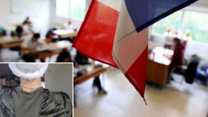 Yine Fransa yine skandal: Tedavi nedeniyle baş&ouml;rt&uuml;s&uuml; takan &ouml;ğrenci okuldan uzaklaştırıldı