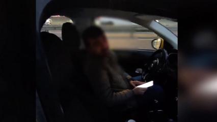Ataşehir'de yolcu almayan taksicinin aracı bağlandı, ceza kesildi