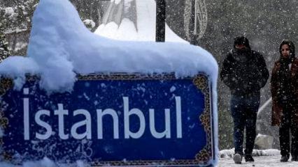 AKOM tarih vererek duyurdu! İstanbul'a yeniden kar geliyor