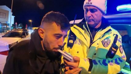 Alkoll&uuml; s&uuml;r&uuml;c&uuml; pişkinliğiyle pes dedirtti! Nasıl i&ccedil;tiğini anlatıp &ouml;v&uuml;nd&uuml;