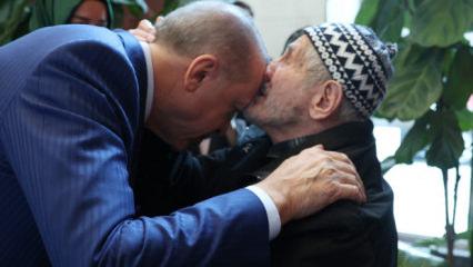 Cumhurbaşkanı Erdoğan'a samimi ziyaret