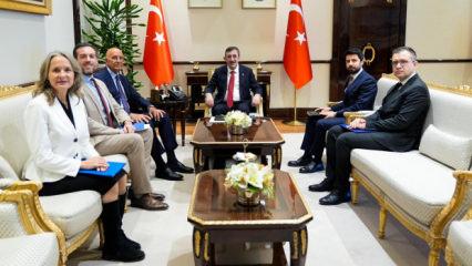 Cumhurbaşkanı Yardımcısı Cevdet Yılmaz, ABD B&uuml;y&uuml;kel&ccedil;isi Barrack&rsquo;ı kabul etti