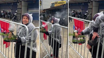 Hatay'da miting heyecanı kazaya neden oldu: T&uuml;ts&uuml; yakarken kendini yaktı