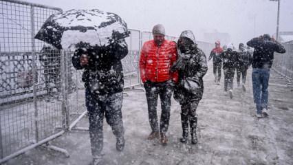  İstanbul'da kar yağışı başladı