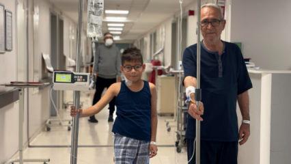 Torununa organını armağan etti