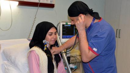 Nefes darlığı i&ccedil;in gitti, hayatının şokunu yaşadı: Milyonda bir g&ouml;r&uuml;l&uuml;yor!