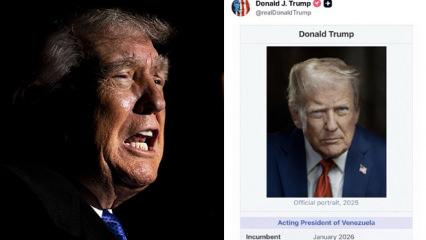 Trump kendisini Venezuela'nın lideri ilan etti