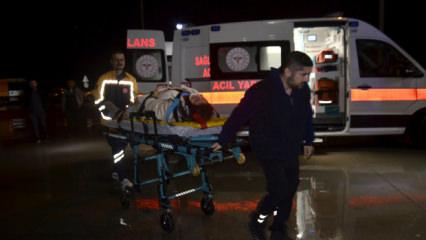 Samsun'da kar yağışı zincirleme kazaya neden oldu: 5 yaralı