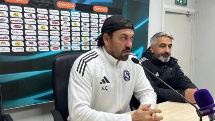 Servet &Ccedil;etin'den &uuml;st &uuml;ste 3. zafer sonrası a&ccedil;ıklama: &Ccedil;alıştığımız yerlerden golleri vurduk