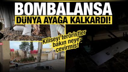 Suriye'de ter&ouml;r &ouml;rg&uuml;t&uuml; YPG'nin dron at&ouml;lyesine &ccedil;evirdiği kilise g&ouml;r&uuml;nt&uuml;lendi