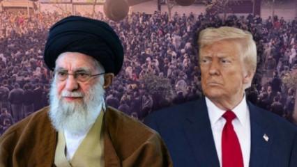 Trump'tan İran'a m&uuml;dahale a&ccedil;ıklaması! 'Ordu konuyu inceliyor'