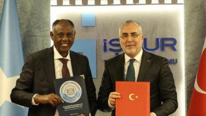 T&uuml;rkiye ile Somali'den iş g&uuml;c&uuml;nde stratejik iş birliği