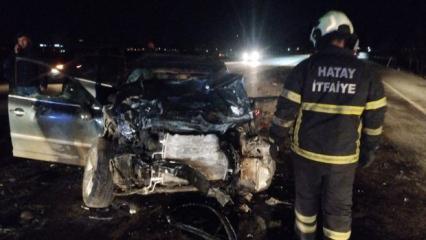 Hatay'da feci kaza: &Ouml;l&uuml; ve yaralılar var