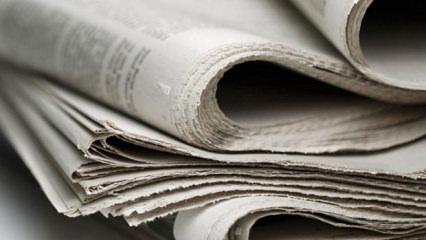 25 Ocak Pazar 2026 Gazete Manşetleri