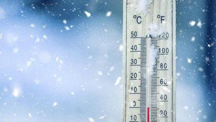 81 ilde hava sıcaklığı sıfırın altına d&uuml;şt&uuml;! En soğuk şehir a&ccedil;ıklandı