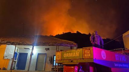 Antalya'da orman yangını! Alevler yerleşim b&ouml;lgelerine yaklaştı