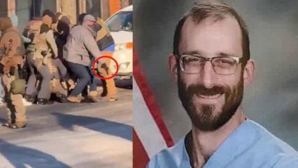 ICE bir kişiyi daha sokak ortasında &ouml;ld&uuml;rd&uuml;