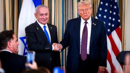 Trump'tan Netanyahu'yu şoke eden a&ccedil;ıklama: &Ouml;v&uuml;nmeyi bırak o bizim malımız