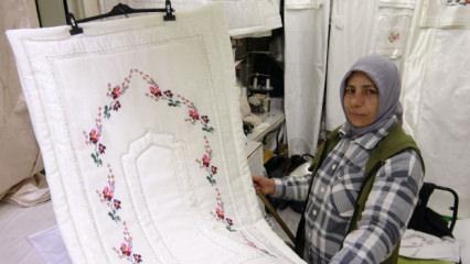 Gaziantep'te veresiye aldığı makineyle iş kurdu