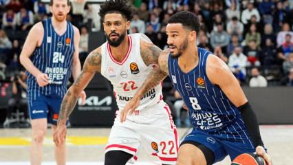 Anadolu Efes Avrupa'da dibi g&ouml;rd&uuml;: &Uuml;st &uuml;ste 8. yenilgi