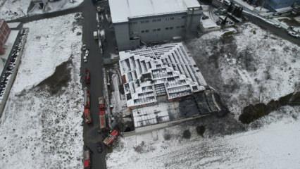 Arnavutk&ouml;y'deki fabrikada yangın &ccedil;ıktı!