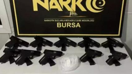 Bursa&rsquo;da 55 gram kokain ele ge&ccedil;irildi; 3 g&ouml;zaltı