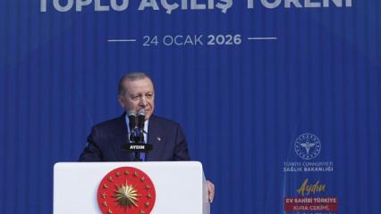 Cumhurbaşkanı Erdoğan Aydın'da a&ccedil;ıklamalarda bulunuyor