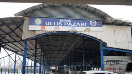 Edirne&rsquo;de "Sosyete Pazarı"nın kapatılmasına esnaftan tepki