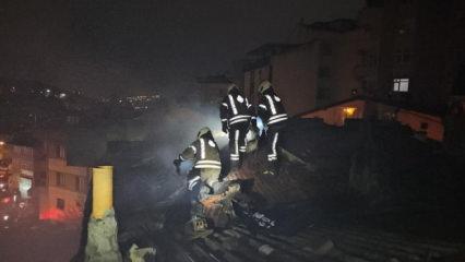 Ey&uuml;psultan'da yangın: 1 &ouml;l&uuml;, 1 yaralı