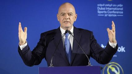 Infantino sahadan &ccedil;ekilen Senegal'i eleştirdi: 'Fas'ı tebrik ediyorum'