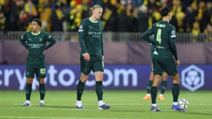 Galatasaray ma&ccedil;ı &ouml;ncesi Manchester City'ye Devler Ligi'nde ağır darbe